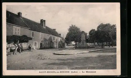 AK Saint-Michel-en-Brenne, Le Monument