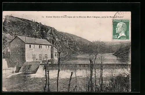AK Roche-Bat-l`Aigue, Usine Hydro-Electrique, près le Moulin-Loup