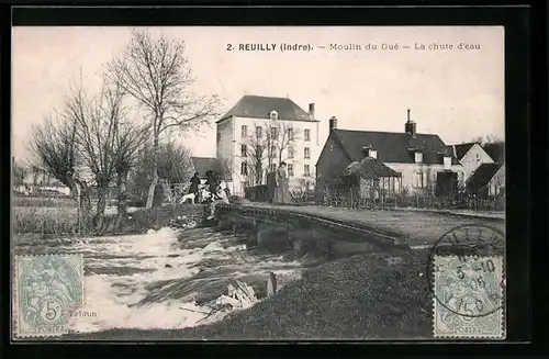 AK Reuilly, Moulin du Gué, La chute d`eau