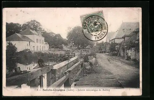 AK Sainte-Lizaigne, Scierie mécanique de Reblay