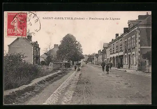 AK Saint-Gaultier, Faubourg de Lignac