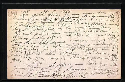 AK Tournon-Saint-Martin, Vue Generale prise du Pont de la Gare