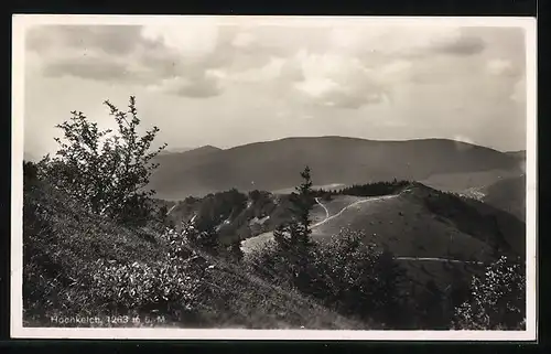 AK Landpoststempel Belchen, Baden