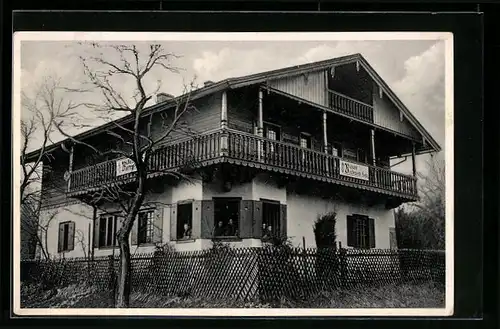 AK Rammelburg /Harz, Richard Reckewerth-Heim bei Schloss Rammelburg