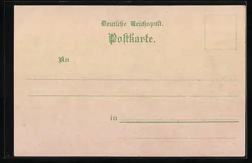 Lithographie Mainz, Hotel de Holland, Bes.: Rudolf Seidel, Schillerplatz, Dom