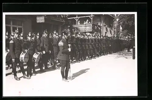 Foto-AK Waldshut, Militär-Parade 1934