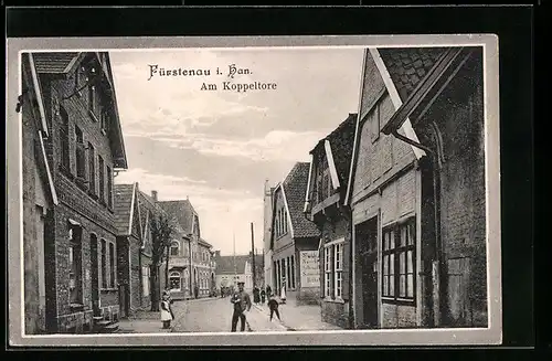 AK Fürstenau i. Hann., Strasse Am Koppeltore