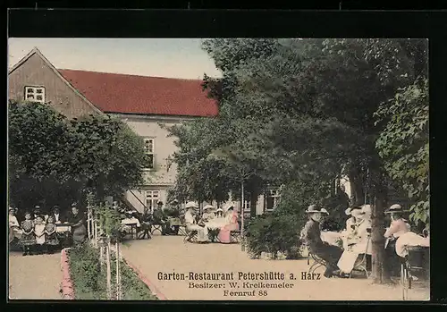 AK Petershütte a. Harz, Garten-Restaurant Petershütte W. Kreikemeier