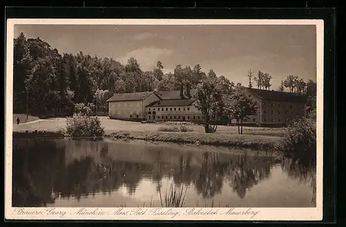 AK Moos /Tüssling, Brauerei Georg Münch