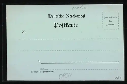 Mondschein-AK Tilsit, Deutsche Strasse, Hotel Kaiserhof