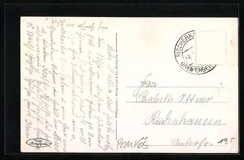 AK Fischerkathen, Haus am Meer mit 