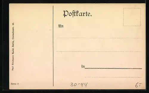 Künstler-AK Butterkarte für Erwachsene, Der Staat sorgt wie eine Mutter, bekommt doch jeder 1 /4 Butter!