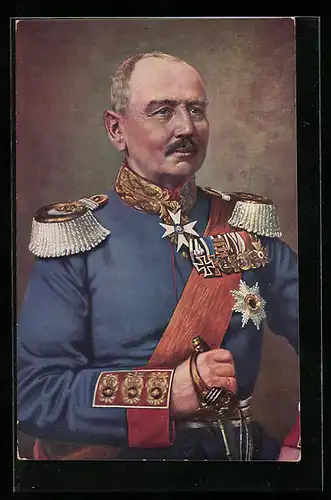 Künstler-AK Generaloberst von Kluck in Gala-Uniform