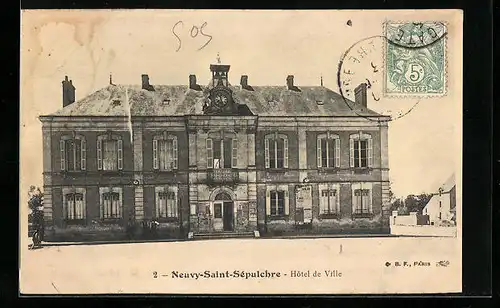 AK Neuvy-Saint-Sépulchre, Hotel de Ville