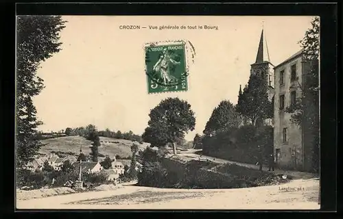 AK Crozon, Vue generale de tout le Bourg