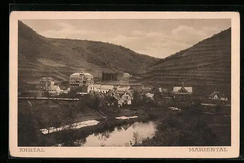 AK Mariental im Ahrtal, Ortsansicht mit Bergen