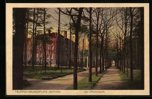 AK Zeithain, Truppen-Uebungsplatz, Am Offizierspark