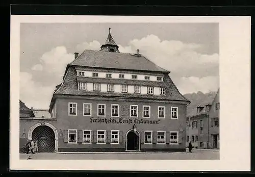 AK Schandau, FDGB-Ferienheim Ernst Thälmann