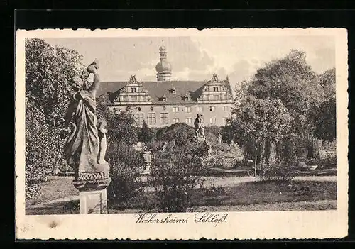 AK Weikersheim, Blick auf das Schloss