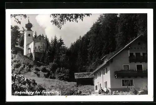 AK Hohenburg bei Pusarnitz, Gasthaus mit Wald