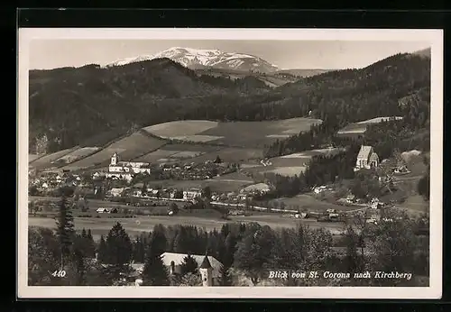 AK Kirchberg, Blick von St. Corona