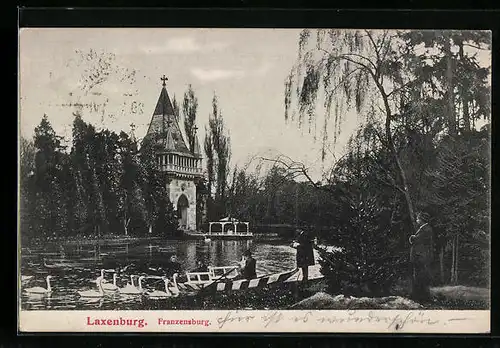 AK Laxenburg, Franzensburg am Wasser