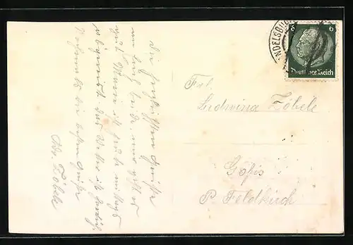 AK Egg im Bregenzerwald, Ortsansicht mit Umland