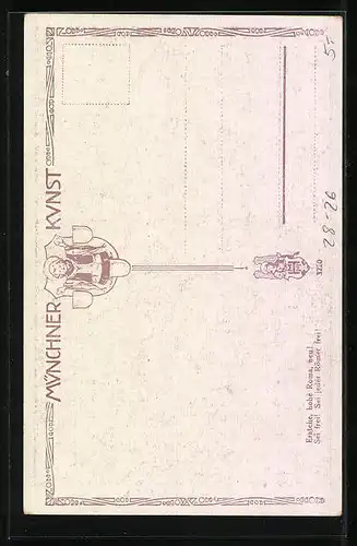 Künstler-AK Rienzi`s Gebet, Sage