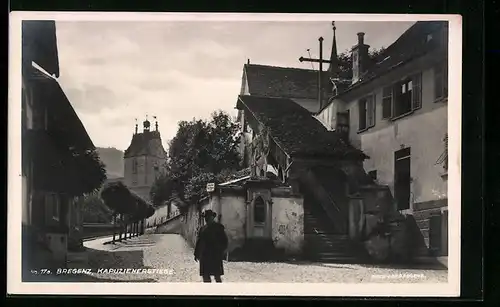 AK Bregenz, Partie an der Kapuzienerstiege