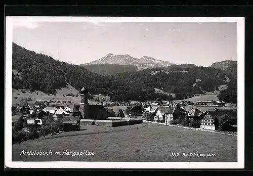 AK Andelsbuch, Ortsansicht mit Hangspitze