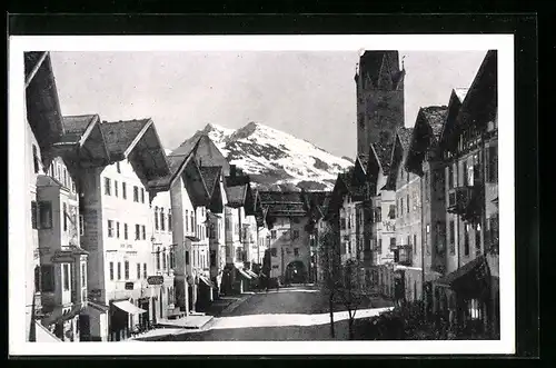 AK Kitzbühel, Blick in die Hauptstrasse
