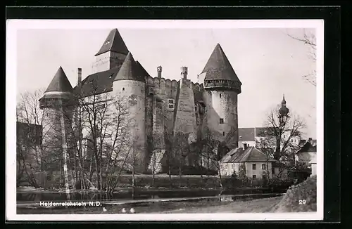 AK Heidenreichstein, Blick auf Schloss