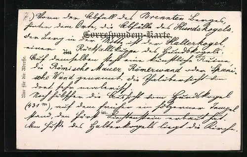 AK Hinterbrühl, Ort aus der Vogelschau