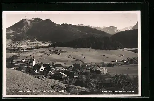 AK Schwarzenberg /Bregenzer Wald, Panorama