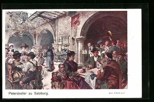 Künstler-AK Salzburg, Betrieb im Peterskeller