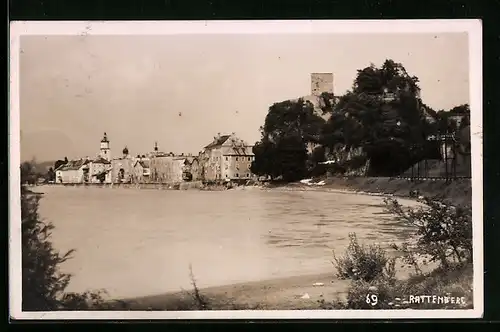 AK Rattenberg, Ortsansicht über den See