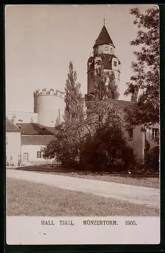AK Hall, Münzerturm 1905