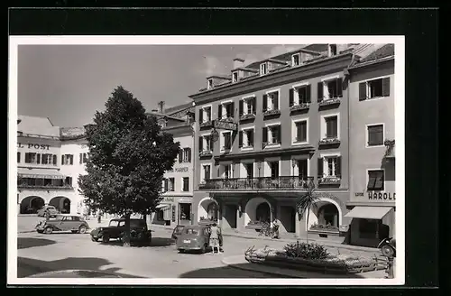 Foto-AK Lienz, Partie am Hauptplatz