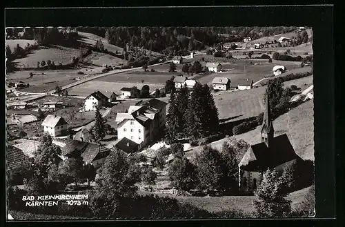 AK Bad Kleinkirchheim, Ortsansicht aus der Vogelschau