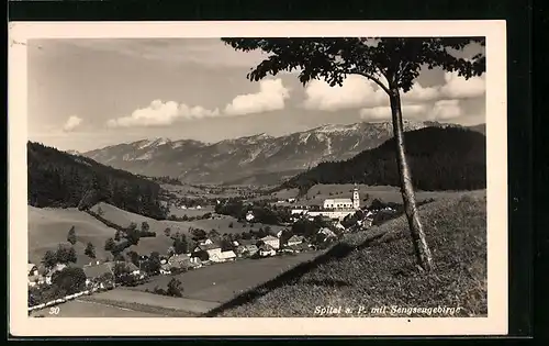 AK Spital a. P., Gesamtansicht mit Sengsengebirge