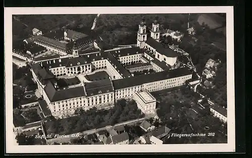 AK St. Florian, Fliegeraufnahme von Stift St. Florian
