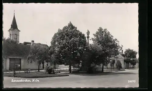 AK Lanzenkirchen, Strassenpartie im Sommer