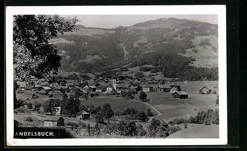 AK Andelsbuch, Ortsansicht mit Umland