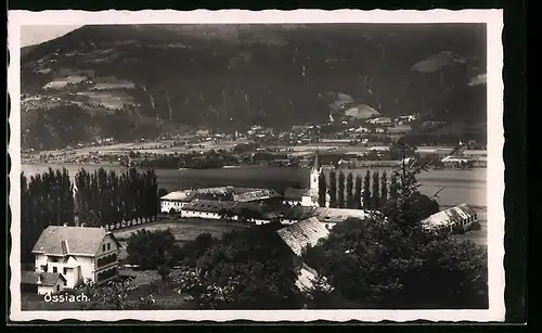 AK Ossiach, Ortsansicht mit Umland