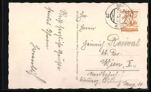 AK Ossiach, Ortsansicht mit Umland