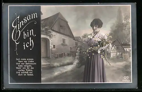 Foto-AK EAS Nr. 4765 /5: Einsam bin ich