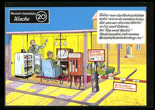 AK Wunschdienstplan bei der Bundeswehr, Wache 20