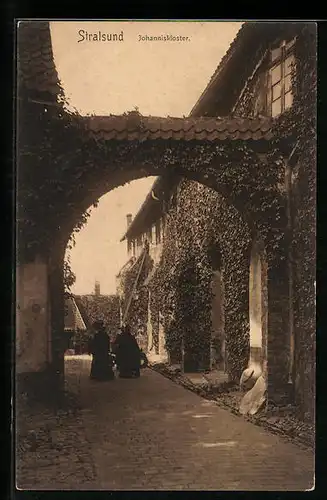 AK Stralsund, Durchgang im Johanniskloster