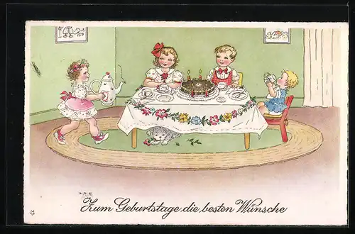 AK Landpoststempel Witznitz über Borna (Bez. Leipzig)