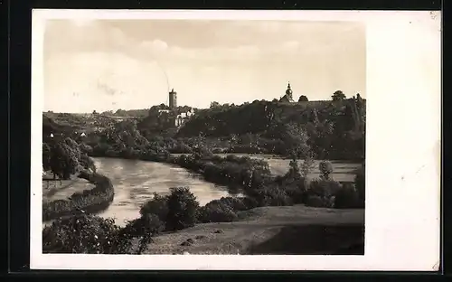 AK Landpoststempel Schönburg über Naumburg (Saale)